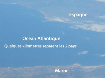 je croi que c� 14 kilometres quiles s�parent europ et afrique